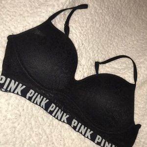 Black cheetah print brallete